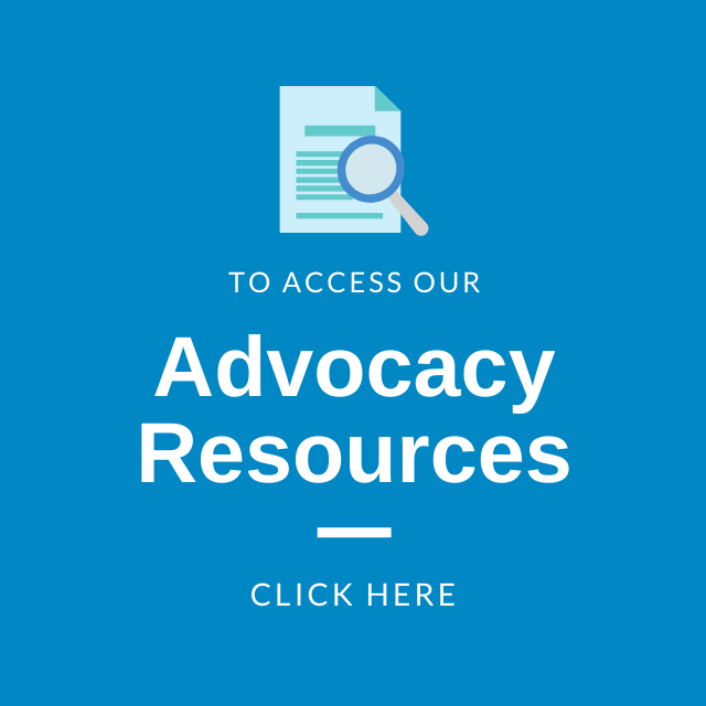 For our advocacy resources click here.